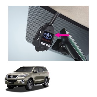 กล้องติดรถยนต์ สีดำ 1 ชิ้น ของแท้ สำหรับ โตโยต้า Toyota ฟอร์จูนเนอร์ Fortuner SUV ปี 2015 2016 2017 2018 2019