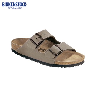 [รองเท้าคีบ]Birkenstock Arizona BF-Nubuck Stone รองเท้าแตะ Unisex สีเทาอ่อน รุ่น 151211