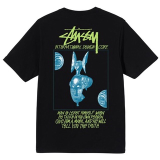 เสื้อยืดผ้าฝ้ายพิมพ์ลาย เสื้อยืดแขนยาว พิมพ์ลายโลโก้ Stussy แฟชั่นสําหรับผู้ชาย และผู้หญิง