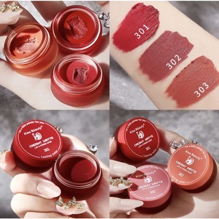 Kiss Beauty เซตลิป3สี ลิปโคลนทาปากแก้มตา