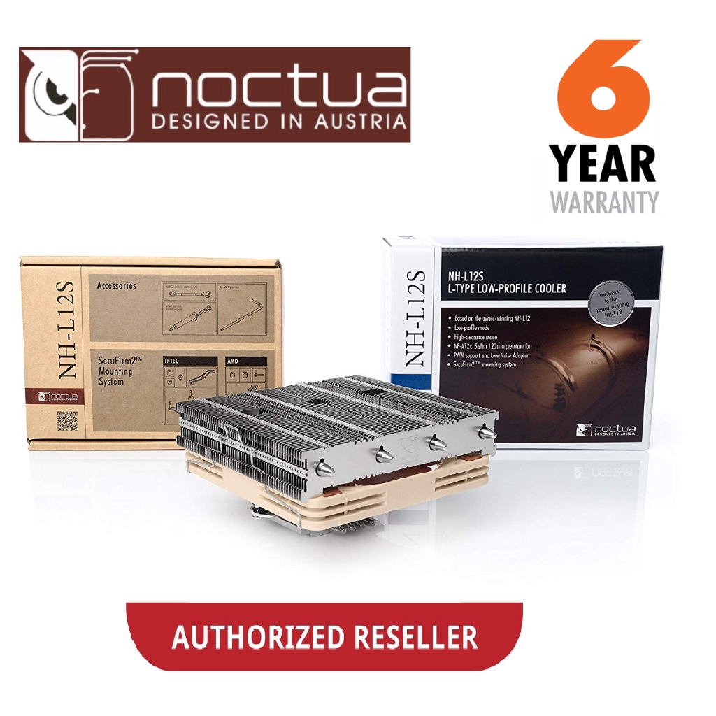 Noctua NH-L12S Compact Premium-quality low-profile CPU cooler Intel and Amd CPU Cooler