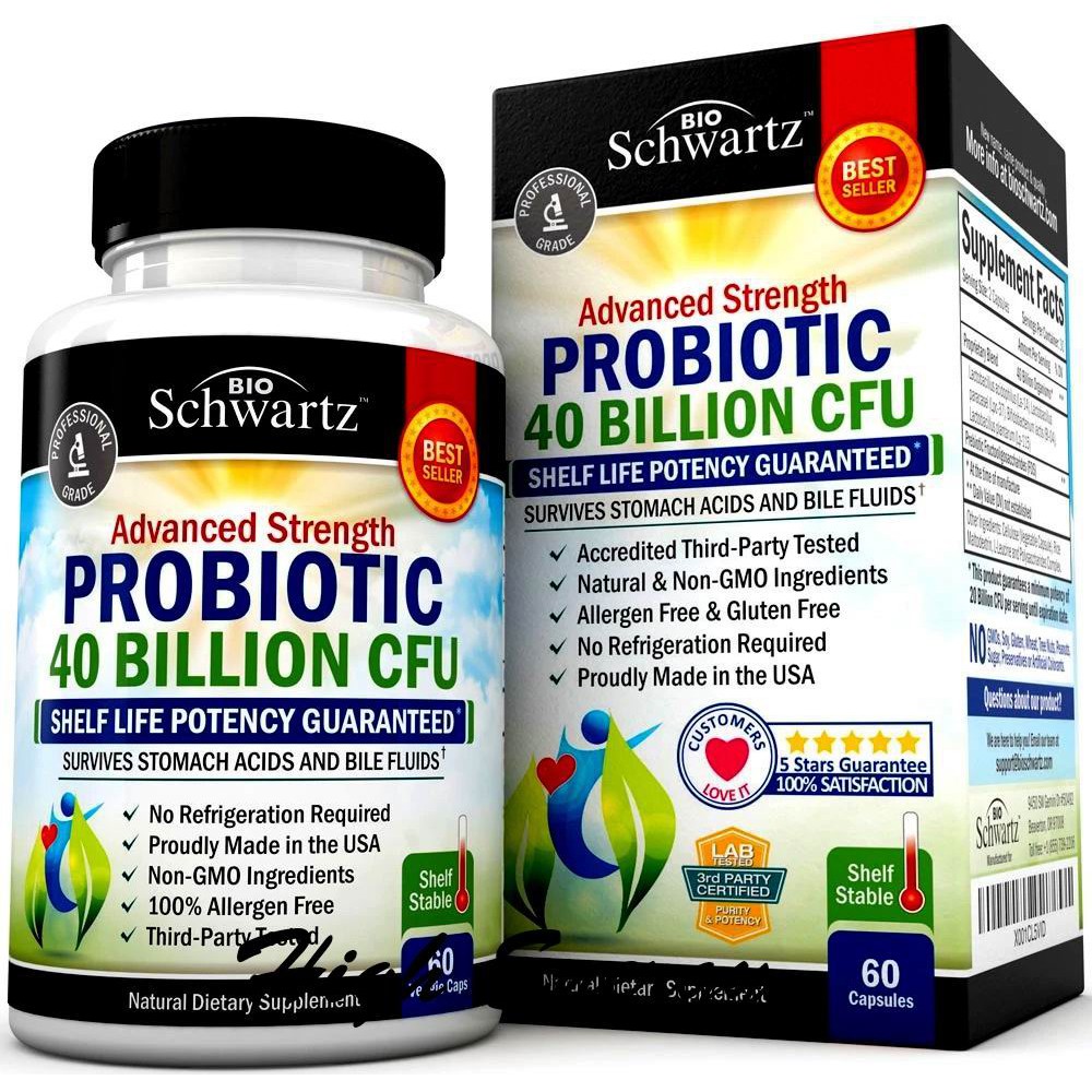 BioSchwartz, Advanced/Extra Strength PROBIOTIC, Capsules Shopee Thailand