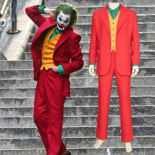 ชุดคอสเพลย์ตัวตลก Joker Movie Arthur Fleck เหมาะกับวันฮาโลวีน สําหรับผู้ชาย จํานวน 4 ชิ้น