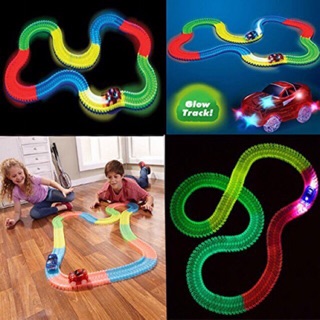 Magic Tracks 220pcs รางรถเรืองแสง