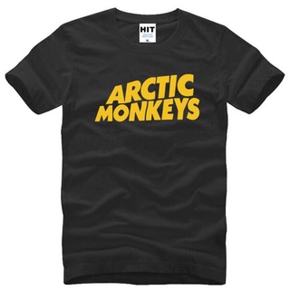 เสื้อยืดผ้าฝ้ายพิมพ์ลายขายดี เสื้อยืดแขนสั้น พิมพ์ลายตัวอักษร Rock Arctic Monkeys แฟชั่นฤดูร้อน สําหรับผู้ชาย