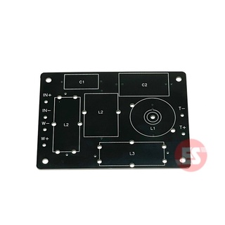 แผ่นปริ้นเน็ตเวิร์ค (PCB) สีดำ
