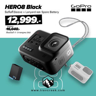 ✌⛵ชุดพร้อมเที่ยว🎒🔰 ✨ GOPRO📷 HERO 8 BLACK 🌈🌈 รับของแถม 2 อย่างจุใจ