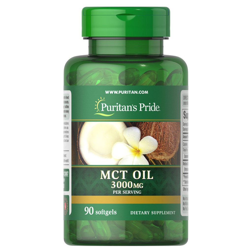🥥puritan🥥  EXP 2/24 MCT Oil 3,000 mg per serving 90 Softgels