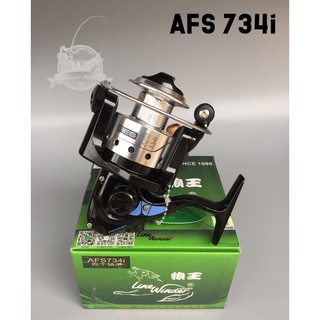 รอกสปินหมาป่า Line Winder รุ่น AFS734i สีดำ/เงิน