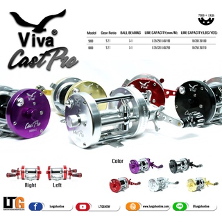 รอกตกปลา รอก Viva Castpro 5000 , 6000