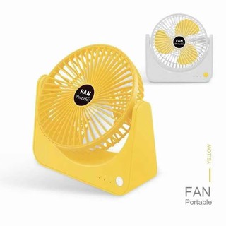 พัดลมตั้งโต๊ะ มินิ FAN-Portable มีแบตเตอรี่ในตัว