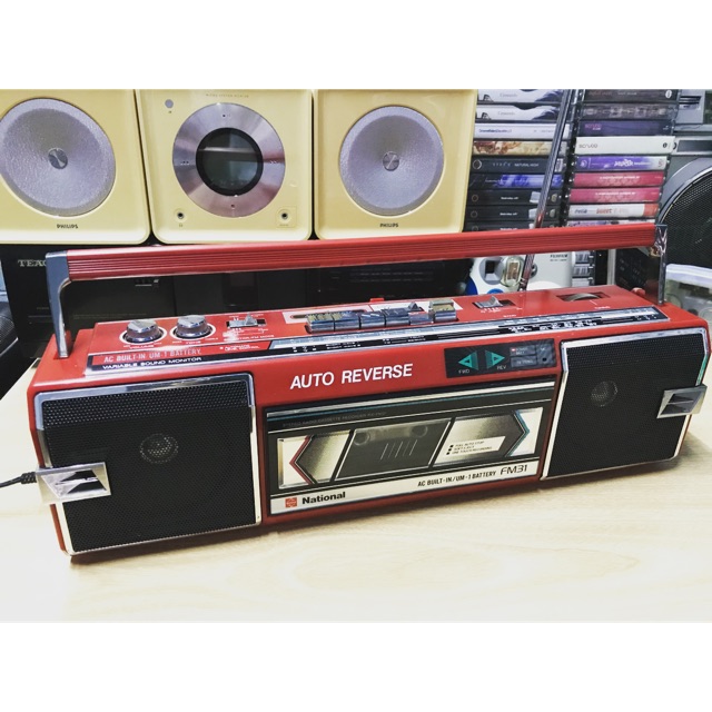 เครื่องเล่นเทป National RX FM31 Casstte Player Radio