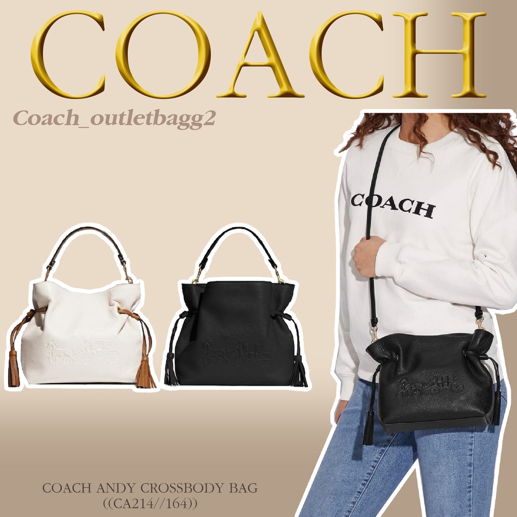 COACH CA213 ANDY CROSSBODY WITH HORSE AND CARRIAGE