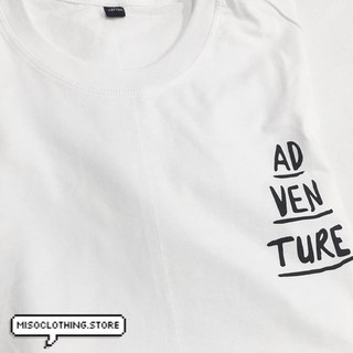 "Adventure" เสื้อยืดสกรีน สวมใส่สบาย