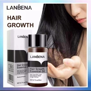 LANBENA สเปรย์บำรุงเส้นผมปลูกผม สเปรย์ป้องกันศีรษะล้าน กันผมร่วง ทรีทเม้นหมักผม น้ำยาปลูกผมชาย20g