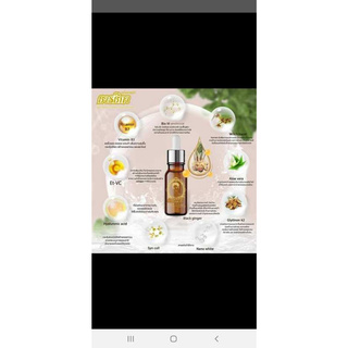 เซรั่มกระชายดำธารธิกา Black ginger wrinkles whitening Serum