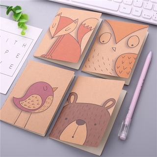 ( New Arrival ) กระดาษโน้ตลายการ์ตูนสัตว์น่ารักสไตล์เกาหลี