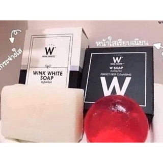 สบู่วิ้งไวท์​ &amp; สบู่W.  WINK WHITE SOAP &amp; W SOAP