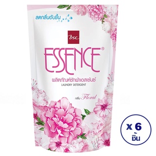 [ทั้งหมด 6 ชิ้น] ESSENCE เอสเซ้นซ์ น้ำยาซักผ้า 400 มล. รีฟิล (สีชมพู)