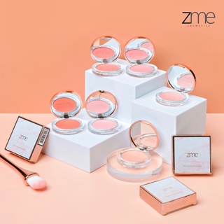 zme บลัชออน บลัชออน ปัดแก้ม แบบฝุ่น สีธรรมชาติ เนื้อแมตต์ ชิมเมอร์ ติดทนนาน บรัชออนปัดแก้ม