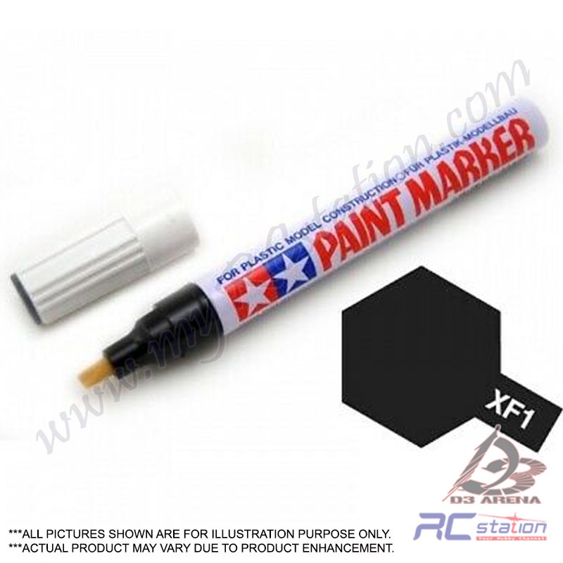 Tamiya 89301 - Tamiya Paint Marker XF-1 FLAT BLACK [89301]