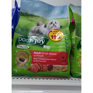 ด็อก เอ็นจอย Dog n Joy รถเนื้อวัวและตับไก่ 1.5 กิโลกรัม สุนัขโตพันธ์เล็ก