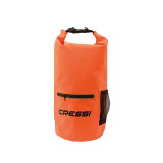 CRESSI DRY BAG ORANGE WITH ZIP 10LT