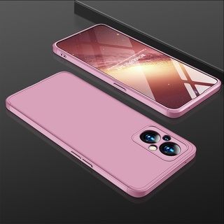 เคส OPPO Reno 7Z 5G สําหรับ OPPO Reno 7Z 5G (CPH2343) 【360° เคสโทรศัพท์มือถือ PC แบบแข็ง กันกระแทก ทรงกลม สําหรับ PC ทุกรุ่น】