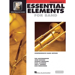 หนังสือเรียนดนตรี ESSENTIAL ELEMENTS FOR BAND – BOOK 2 WITH EEI Trombone