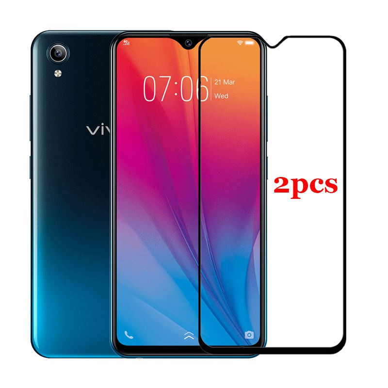 2PCS VIVO Y91C กระจกนิรภัยป้องกันหน้าจอ vivo Y91C 2020 Y91i VIVOY91C VIVOY91i 1820_19 คลุมทั้งหมดฟิล