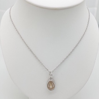 สร้อยคอ White gold 18k และ องค์พระ เม็ดมะยม
