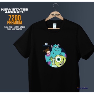 Premium Cotton Combed 24s Monsters Inc 2 Distro T-shirt For Adultเสื้อยืด