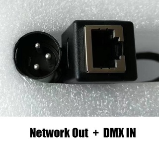 Dmx อินเตอร์เฟซเครือข่าย DMX 3 Pin XLR-3 สะดวกในการใช้งาน DMX 512 ON PC