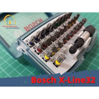 Bosch X-Line 32 ชุดดอกไขควง 32 ชิ้น 2607017359 Xline32 ชุดไขควง ไขควง ไขควงชุด บ๊อช