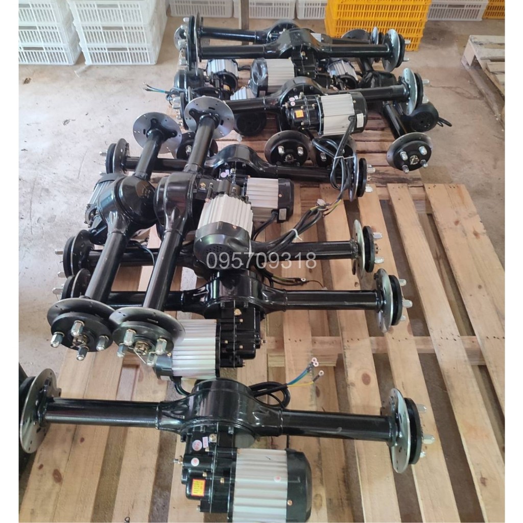 สินค้าขายดี ชุดเพลา เพลาหลัง รถไฟฟ้าขนาดเล็ก พร้อมมอเตอร์บัสเลส 48v 1500w (ไม่รวมกล่องคอนโทรล)