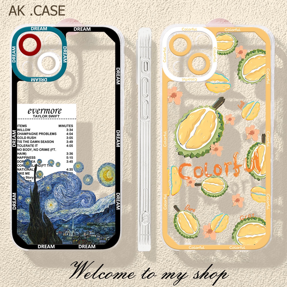 TPUเคส OPPO A17 A18 A57 A52 A72 A92 A53 A54 A74 A5S A3S A5 A9 2020 A15 A16 A16K A73 A94 A95 A8 A93 Reno 5 6 7 8Z 8T Lite