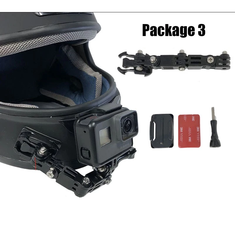 [INDE390ลด15%]ฐาน 3M ติดหมวกกันน๊อค gopro helmet mount สำหรับกล้อง Action Camera GOPRO OSMO Insta360 Action Camera thumbnail 5