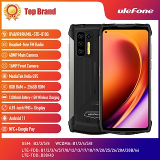 Ulefone Power Armor 13 NFC Rugged Phone 256GB Android 11 Waterproof Smartphone 6.81” 2.4G/5G WLAN Mobile Phones 13200mAh