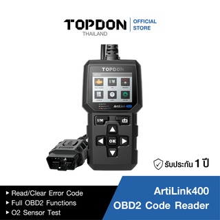 TOPDON เครื่องอ่านรหัส OBD2 รุ่น ArtiLink400