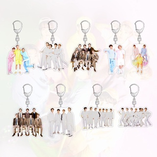 บีทีเอส BTS Keychain Butter Album Pendant V Jimin Jungkook Acrylic Keyring Bag Fashion Lanyard