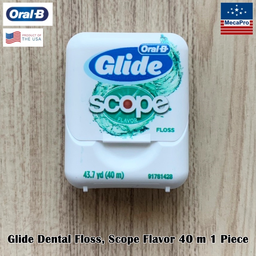 Oral-B® Glide Dental Floss, Scope Flavor 40 Meters ไหมขัดฟัน ออรัลบี ไกลด์ ยาว 40 เมตร