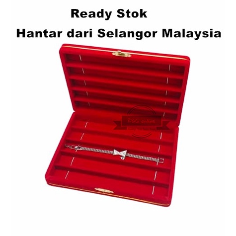 BRC - Jewelry Organizer กล่องสร้อยคอ Bekas Baldu Bekas Rantai Tangan Jewellery Storage Bracelet Boxs