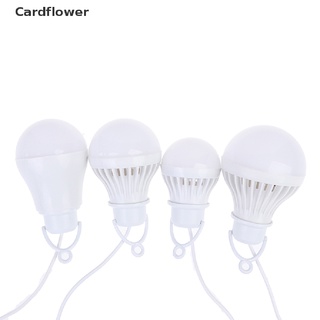 &lt;Cardflower&gt; หลอดไฟ LED 5V 3W-12W USB แบบพกพา สําหรับตั้งแคมป์ เดินป่า เต็นท์ ท่องเที่ยว ทํางานลดราคา