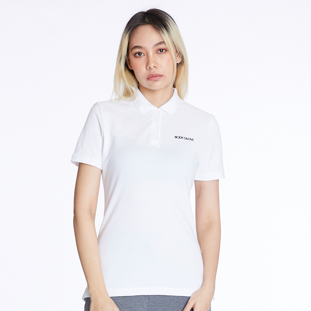 BODY GLOVE Women's CLASSIC POLO เสื้อโปโลผู้หญิง สีขาว-00