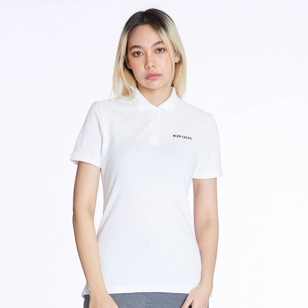 BODY GLOVE Women's CLASSIC POLO เสื้อโปโลผู้หญิง สีขาว-00
