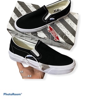 🔮Vans Checkerboard Slip on 🔮สินค้าพร้อมกล่อง รองเท้าผ้าใบ Vans