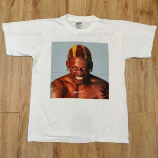 เสื้อยืดพิมพ์ลายเสื้อยืดDENNIS KEITH RODMAN NBA เสื้อวง เสื้อทัวร์ นักบาสS-4XL