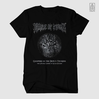 เสื้อยืดวงดนตรี / เสื้อยืด CRADLE OF FILTH / CRADLE OF FILTH Gray / METAL ROCK Music Clothing / MONO VERSIONS-5XL