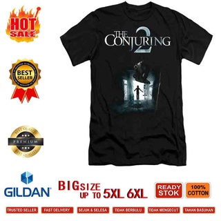 Chonghaijia Xs-6Xl เสื้อยืดผ้าฝ้ายพิมพ์ลาย The Conjuring 2 Poster สําหรับผู้ชาย