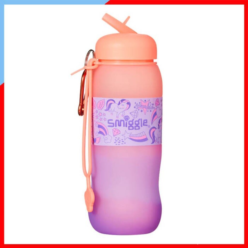 SMO35 ขวดน้ำ กระติกน้ำ ซิลิโคน Golly Silicone Roll Drink Bottle